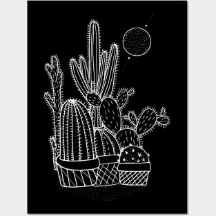 Cactus Plant pots Posters and Art